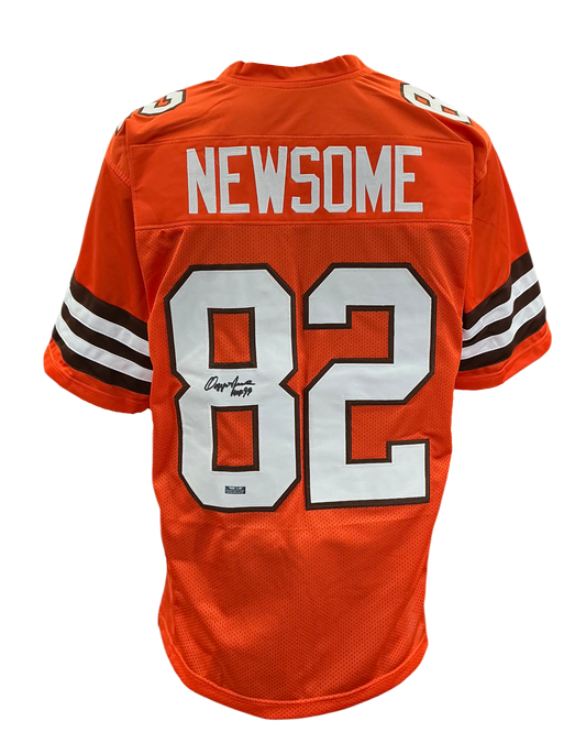 Ozzie Newsome Signed Autographed Cleveland Browns Custom Jersey Coa