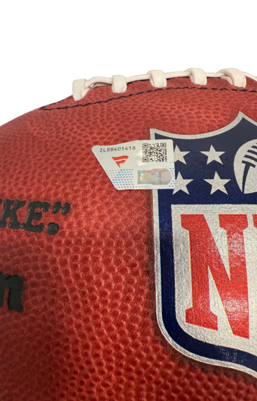 Jaxson Dart / Cam Skattebo Signed Autographed Giants The Duke Football Fanatics COA