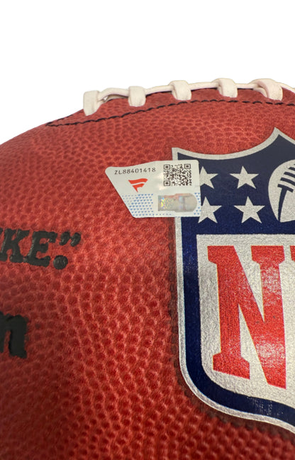 Jaxson Dart / Cam Skattebo Signed Autographed Giants The Duke Football Fanatics COA