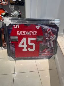 Andy Katzenmoyer Hand Signed Autographed Jersey Custom Framed cas COA