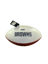 Load image into Gallery viewer, Ozzie Newsome Signed Autographed Cleveland Browns Logo Football COA
