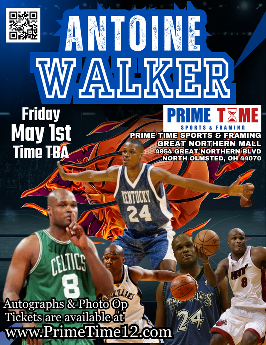 Mail-in or Drop off for Antoine Walker Autograph Signing