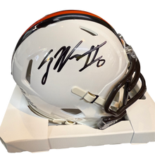 Load image into Gallery viewer, Greg Newsome Signed Autographed Cleveland Browns White Alternate Mini Helmet Five Star COA