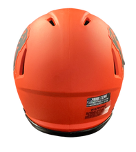 Load image into Gallery viewer, Carson Schwesinger Signed Autographed Cleveland Browns Rave Orange Mini Helmet Signed in Black includes COA