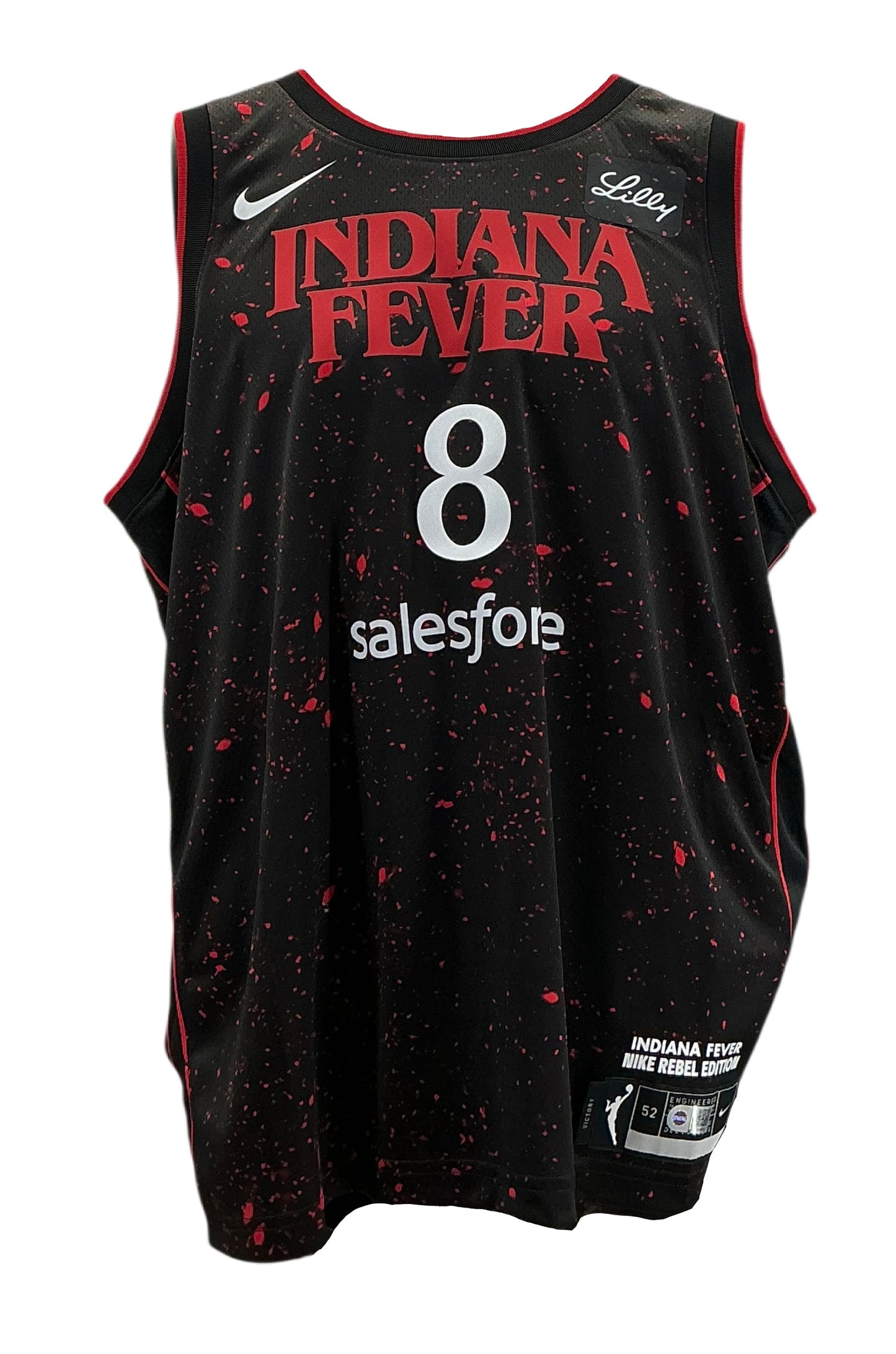 Indiana Fever Sophie Cunningham Hand Signed Autographed Authentic Nike Limited Edition Stranger Things Jersey With “The Enforcer” Swau COA