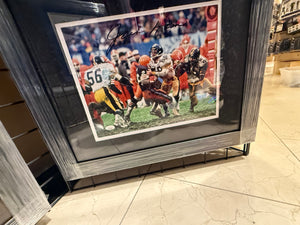 Pittsburgh Steelers Jack Ham Signed Autographed 16x20 Photo Custom Framed JSA COA