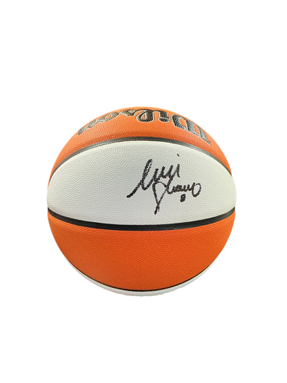 SOPHIE CUNNINGHAM SIGNED AUTOGRAPHED INDIANA FEVER GAME BALL BASKETBALL SWAU COA