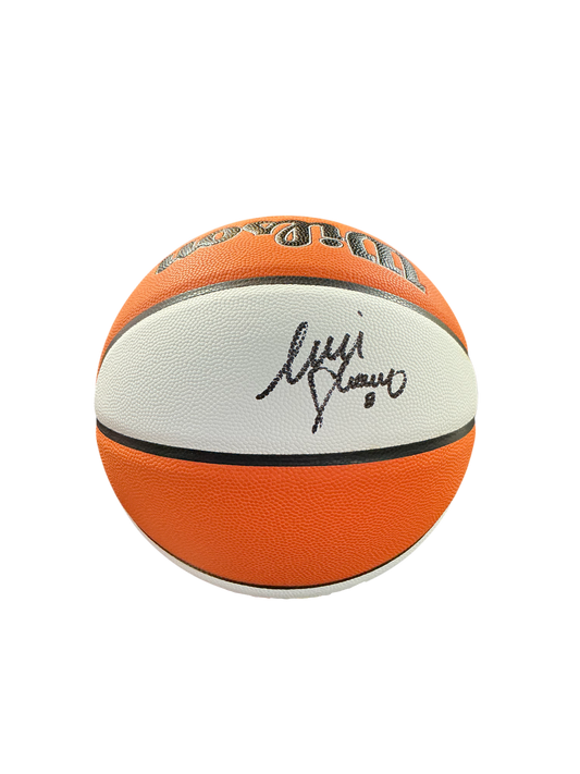 SOPHIE CUNNINGHAM SIGNED AUTOGRAPHED INDIANA FEVER GAME BALL BASKETBALL SWAU COA