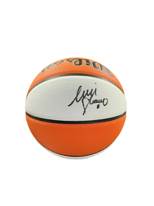 SOPHIE CUNNINGHAM SIGNED AUTOGRAPHED INDIANA FEVER GAME BALL BASKETBALL SWAU COA