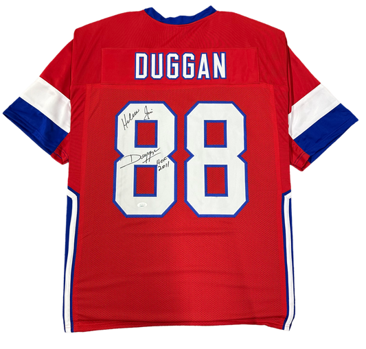 Hacksaw Jim Duggan WWE Superstar Hall of Fame 2011 Hand Signed Autographed Custom Jersey JSA COA
