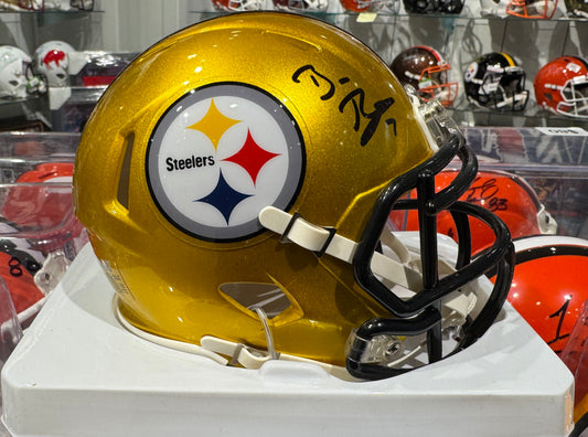 Pittsburgh Steelers Ben Roethlisberger Hand Signed Autographed Mini Helmet Certified COA