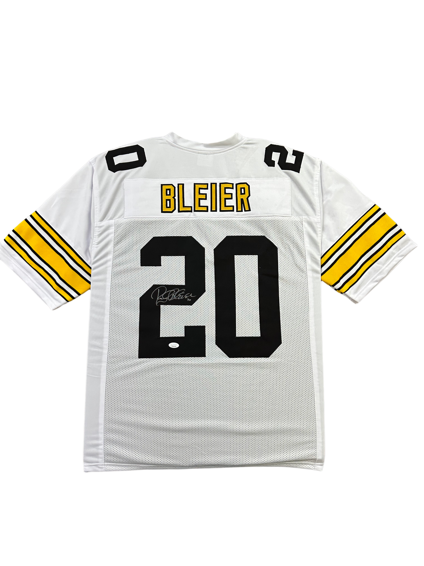 Pittsburgh Steelers Rocky Bleier Hand Signed Autographed Custom Jersey JSA COA