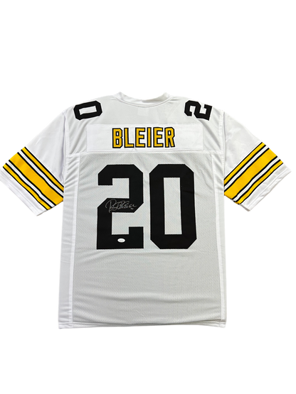 Pittsburgh Steelers Rocky Bleier Hand Signed Autographed Custom Jersey JSA COA