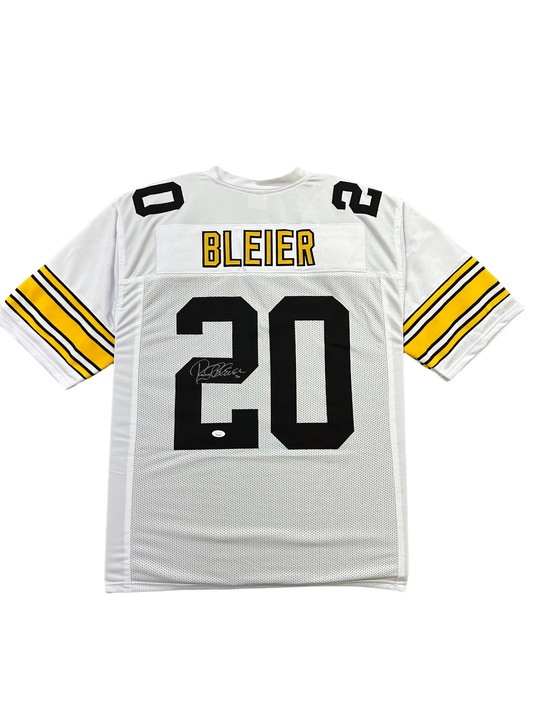 Pittsburgh Steelers Rocky Bleier Hand Signed Autographed Custom Jersey JSA COA