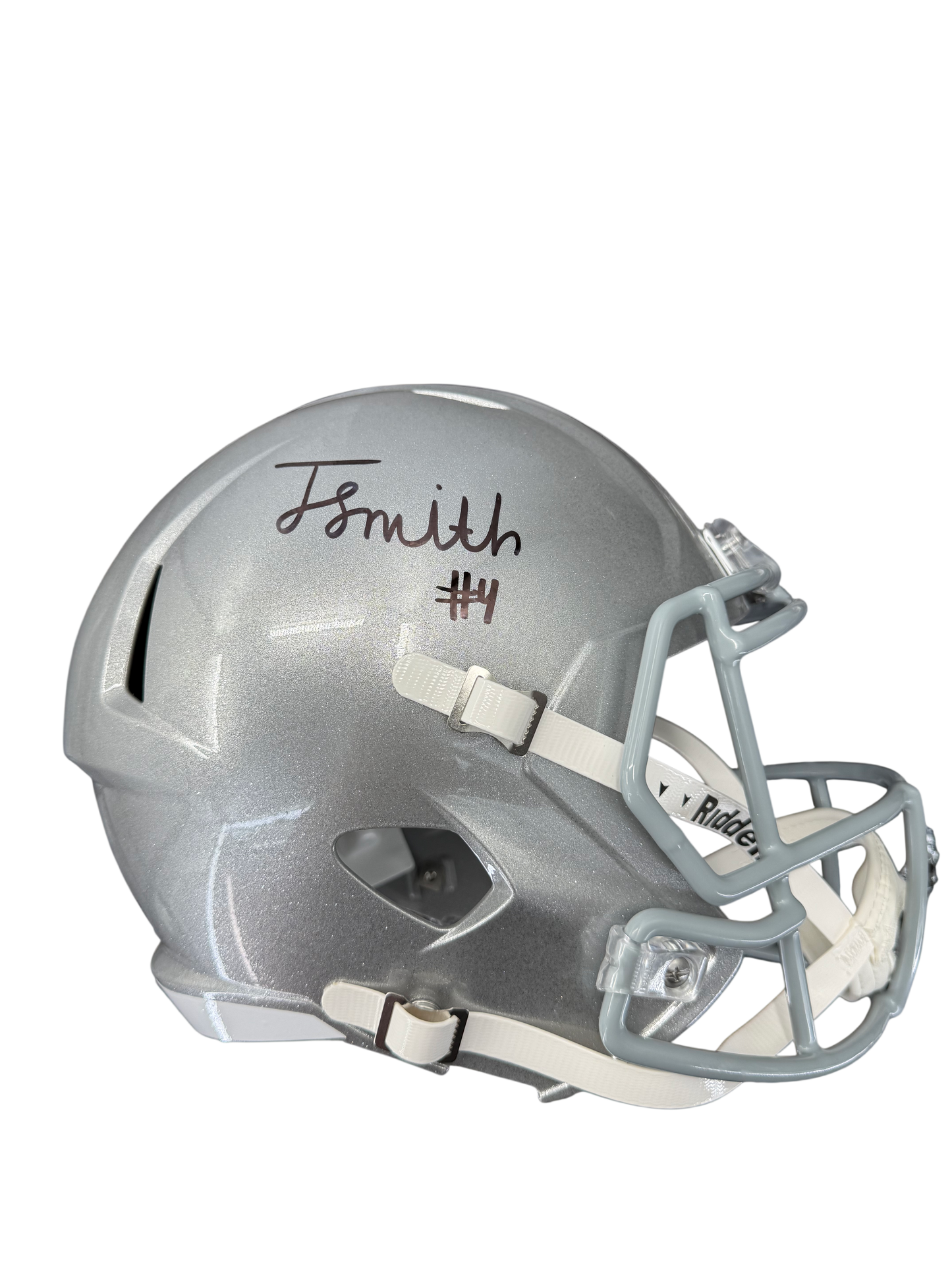 Jeremiah Smith Signed Autographed Ohio State Buckeyes Replica Full Size Helmet Swau COA