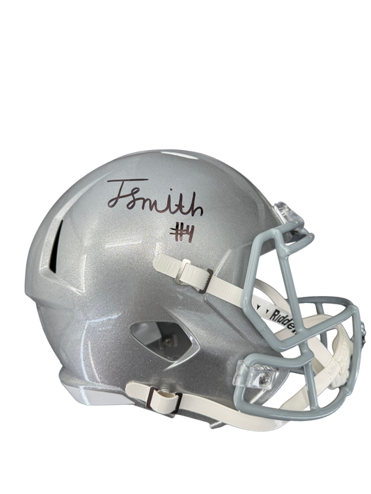 Jeremiah Smith Signed Autographed Ohio State Buckeyes Replica Full Size Helmet Swau COA