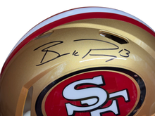 Load image into Gallery viewer, San Francisco 49ers Brock Purdy Hand Signed Autographed Full Sized Authentic Speed Helmet with Fanatics COA
