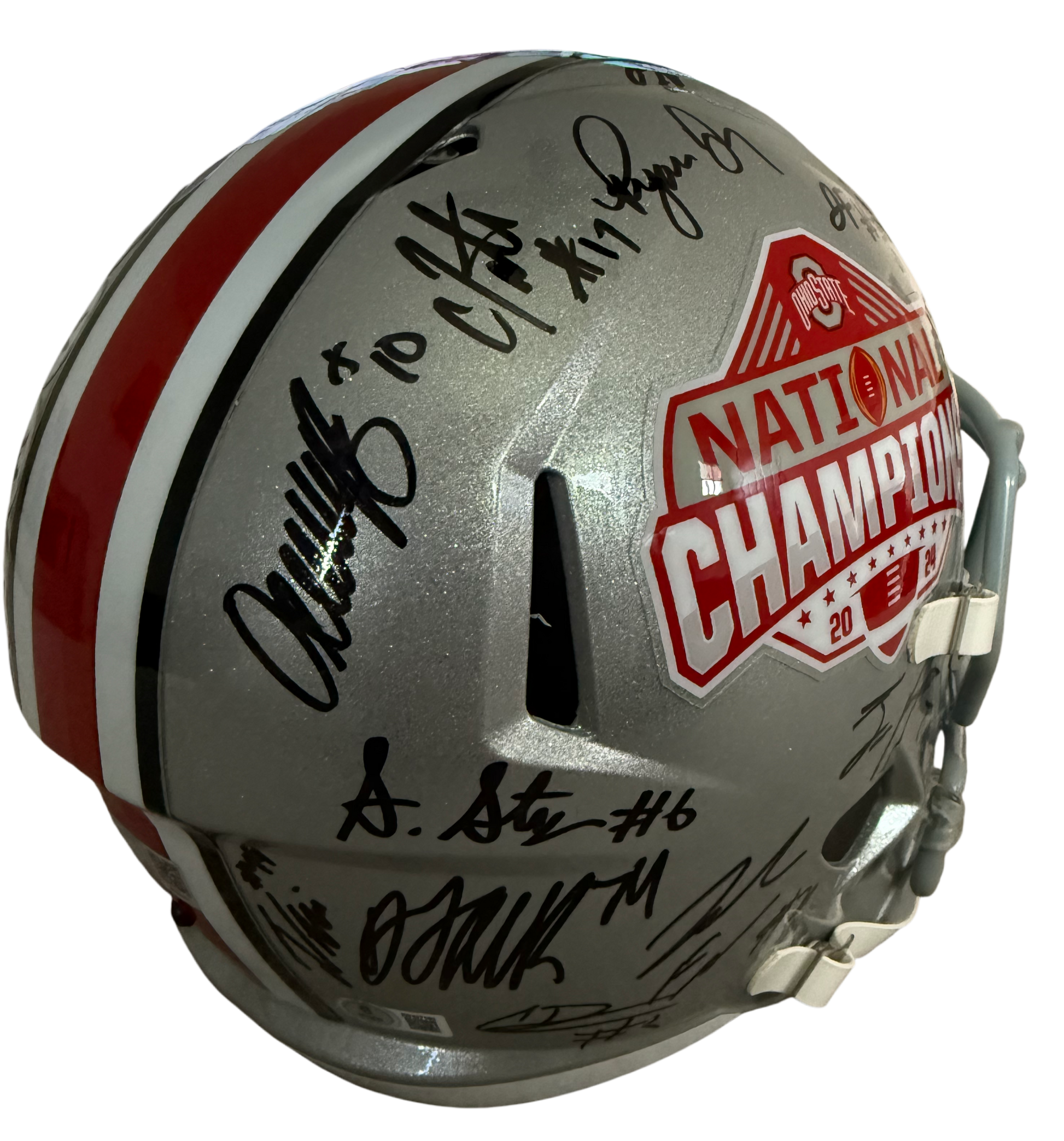 2024 The Ohio State Buckeyes National Champions Team Signed Replica Fu – Prime Time Sports & Framing