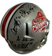 Load image into Gallery viewer, 2024 The Ohio State Buckeyes National Champions Team Signed Replica Full Size Helmet BAS, Swau COA