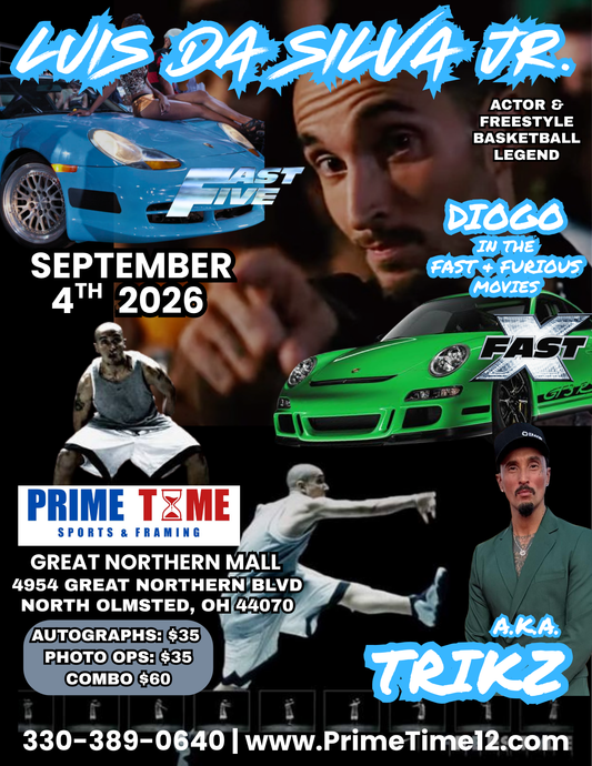 Luis Da Silva Jr. Pre-Sale COMBO GET ANY 1 ITEM SIGNED & PHOTO OP
