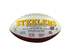Will Howard Signed Autographed Steelers Logo Football PROVA COA