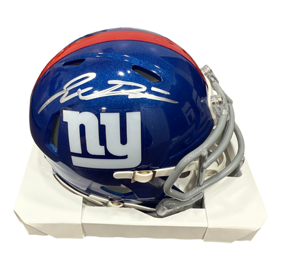 Jaxson Dart Signed Autographed New York Giants Speed Mini Helmet Fanatics COA
