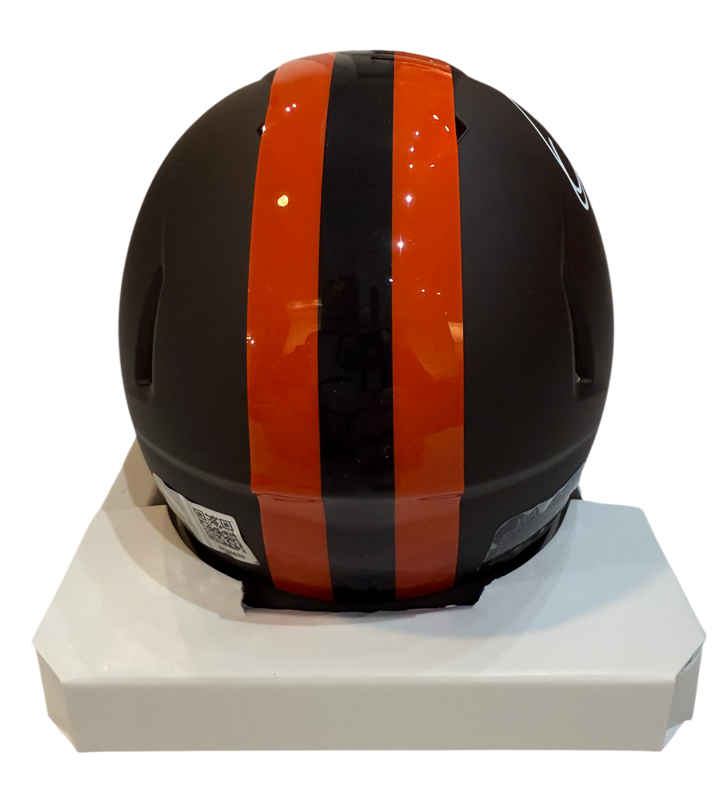Quinshon Judkins Signed Autographed Cleveland Browns Alpha Dawg Mini Helmet Swau COA