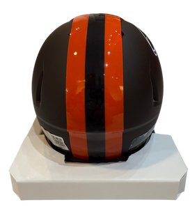 Quinshon Judkins Signed Autographed Cleveland Browns Alpha Dawg Mini Helmet Swau COA