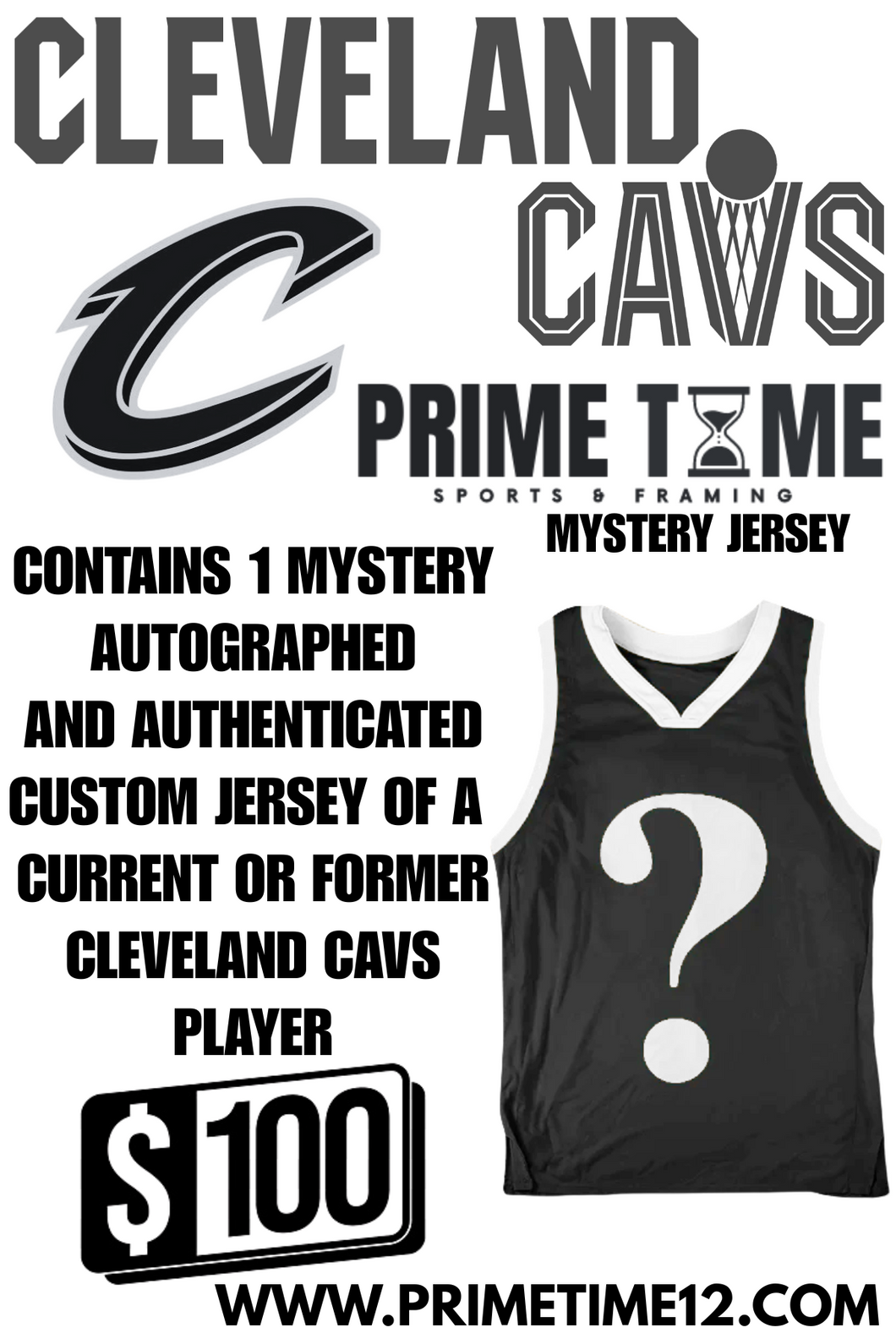 Cleveland Cavaliers Mystery Jersey Box