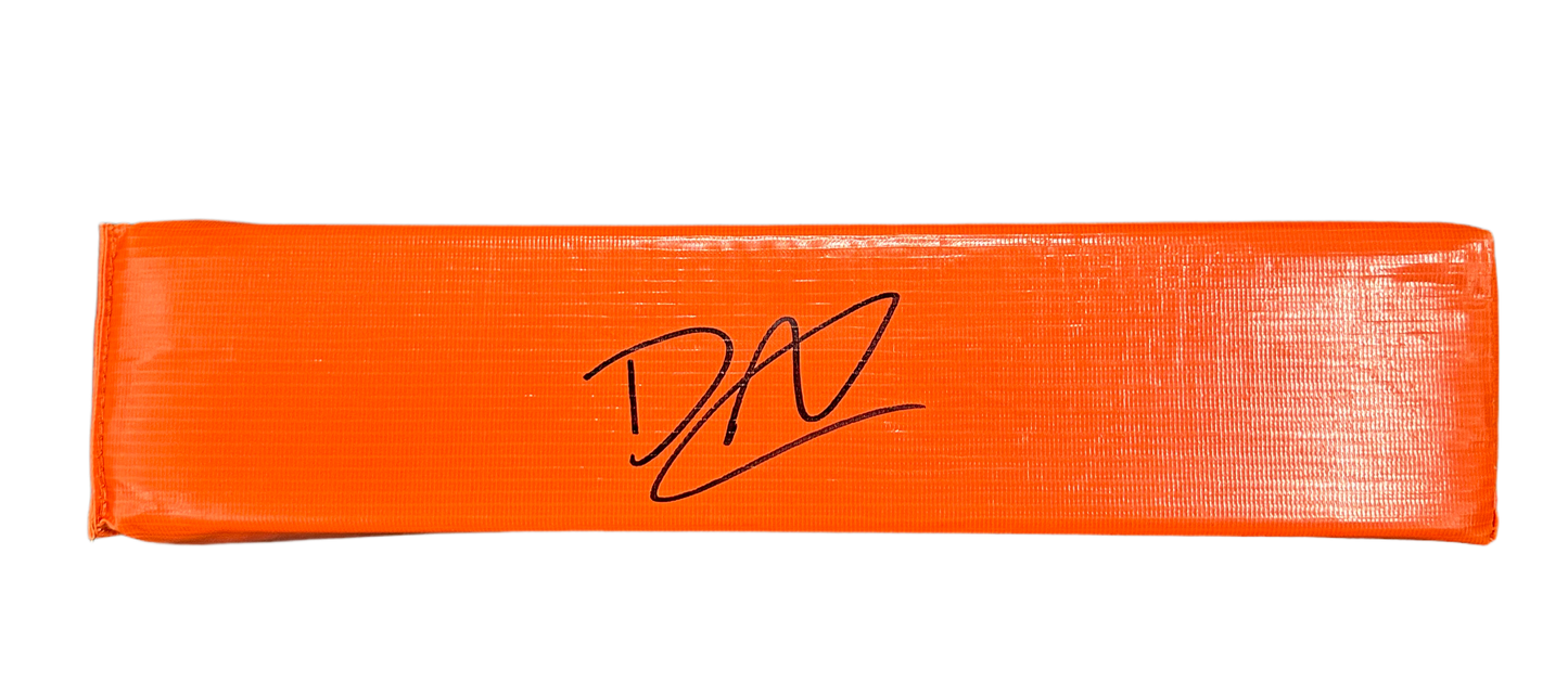 Cleveland Browns David Njoku Hand Signed Autographed Pylon with JSA COA