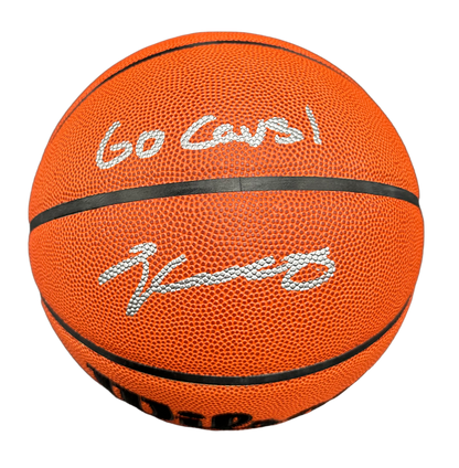 Cleveland Cavaliers Isaac Okoro Hand Signed Autographed Basketball “Go Cavs” Inscription Beckett COA
