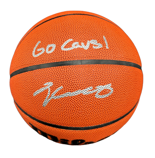 Cleveland Cavaliers Isaac Okoro Hand Signed Autographed Basketball “Go Cavs” Inscription Beckett COA