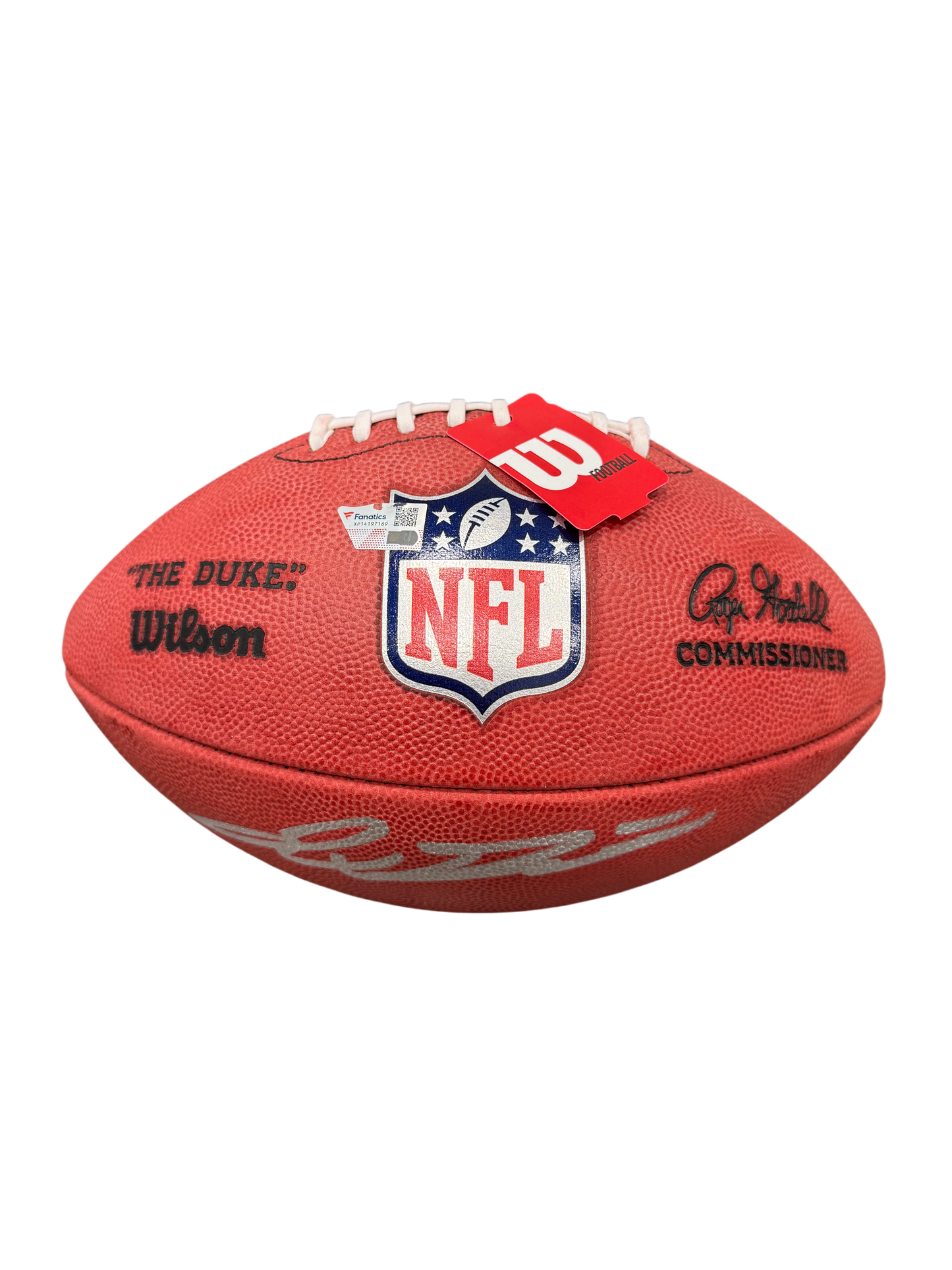 Jaxson Dart Signed Autographed New York Giants Authentic Wilson “THE DUKE” Football Fanatics COA