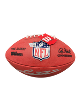 Load image into Gallery viewer, Jaxson Dart Signed Autographed New York Giants Authentic Wilson “THE DUKE” Football Fanatics COA