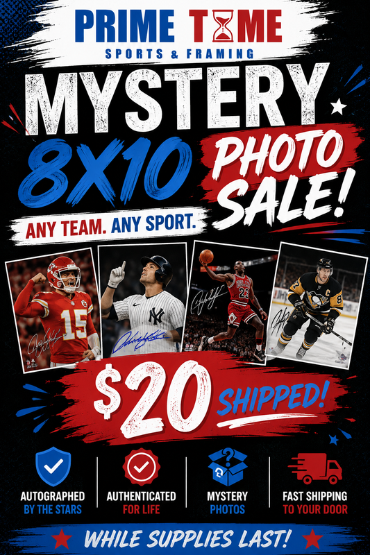 MYSTERY SIGNED 8x10 PHOTO SALE, Any Team Any Sport