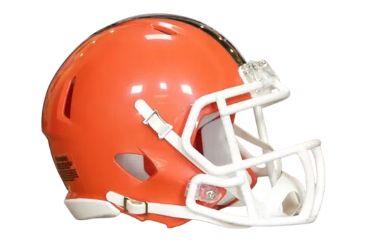 Pre-Sale Jared Verse Hand Signed Autographed Orange Cleveland Browns Mini Speed Helmet
