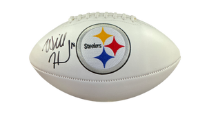 Will Howard Signed Autographed Steelers Logo Football PROVA COA