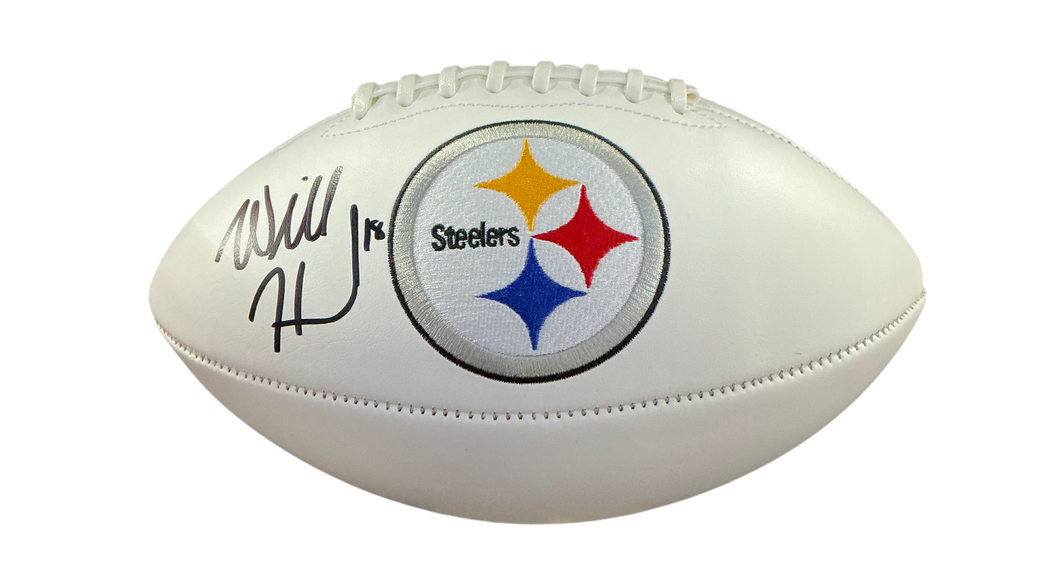 Will Howard Signed Autographed Steelers Logo Football PROVA COA
