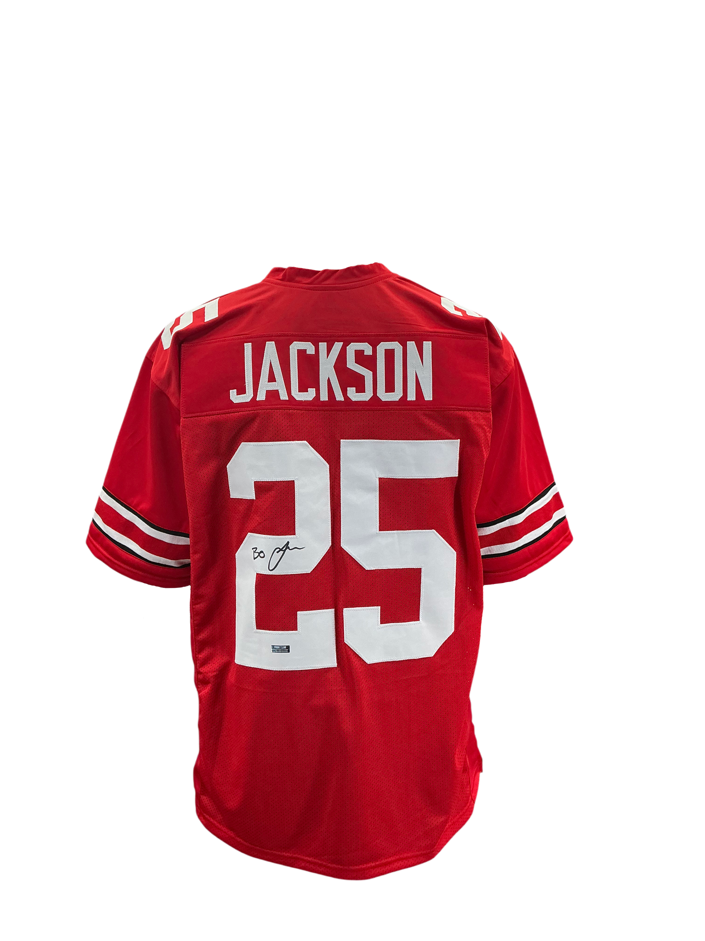 Bo Jackson Signed Autographed Ohio State Red Custom Jersey Prime Time Witness COA