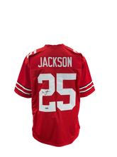 Load image into Gallery viewer, Bo Jackson Signed Autographed Ohio State Red Custom Jersey Prime Time Witness COA