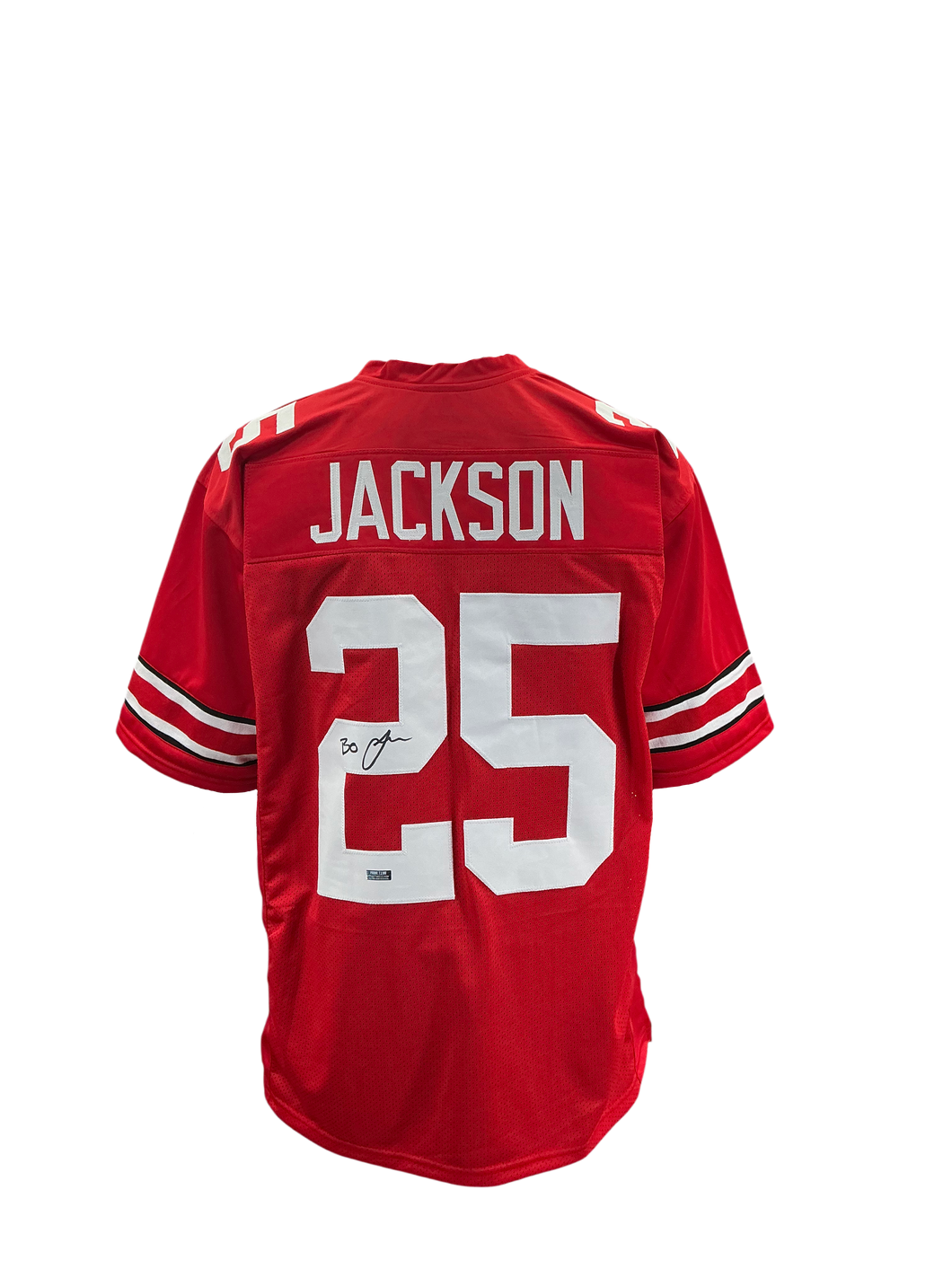 Bo Jackson Signed Autographed Ohio State Red Custom Jersey Prime Time Witness COA