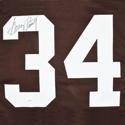 Cleveland Browns Greg Pruitt Hand Signed Autographed Custom Brown Jersey with JSA COA