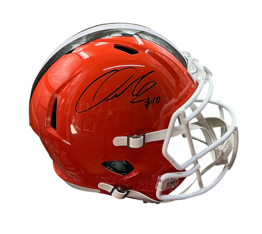 Quinshon Judkins Signed Autographed Cleveland Browns Speed Replica Helmet Prime Time Witness COA