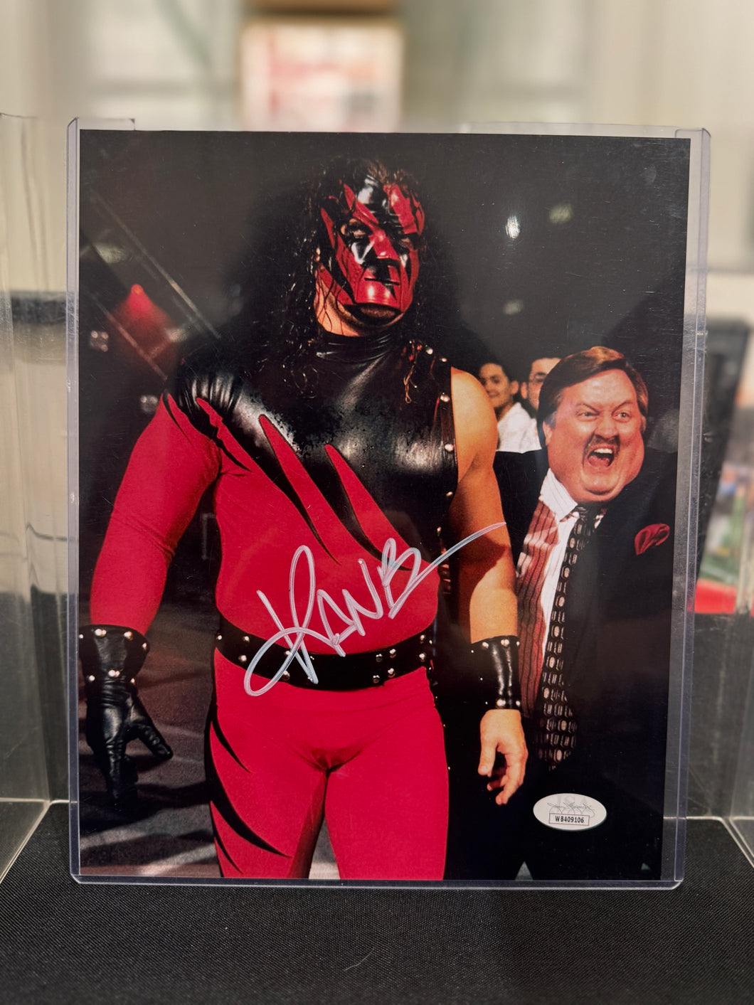 WWE Kane Hand Signed Autographed 8x10 Photo JSA COA