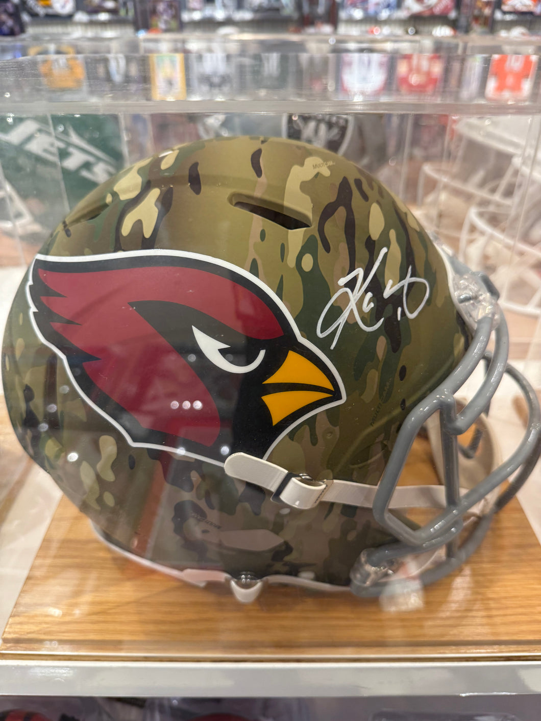 Arizona Cardinals Kyler Murray Hand Signed Autographed Full-Size Replica Helmet with COA
