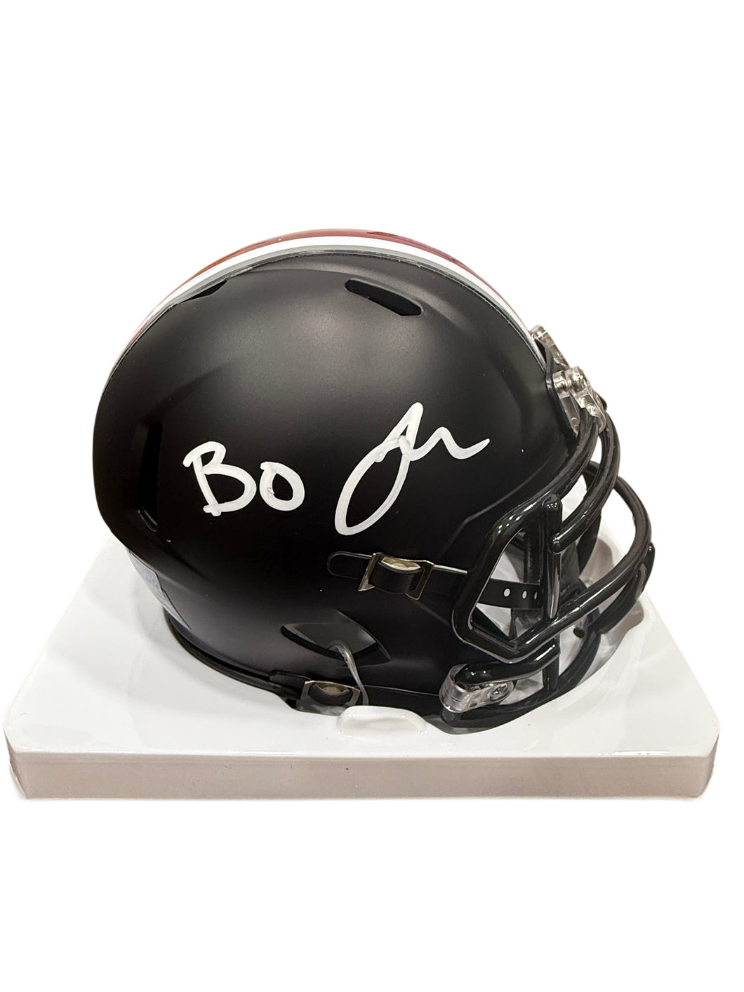Bo Jackson Signed Autographed Ohio State Mini Helmet Prime Time Witness COA