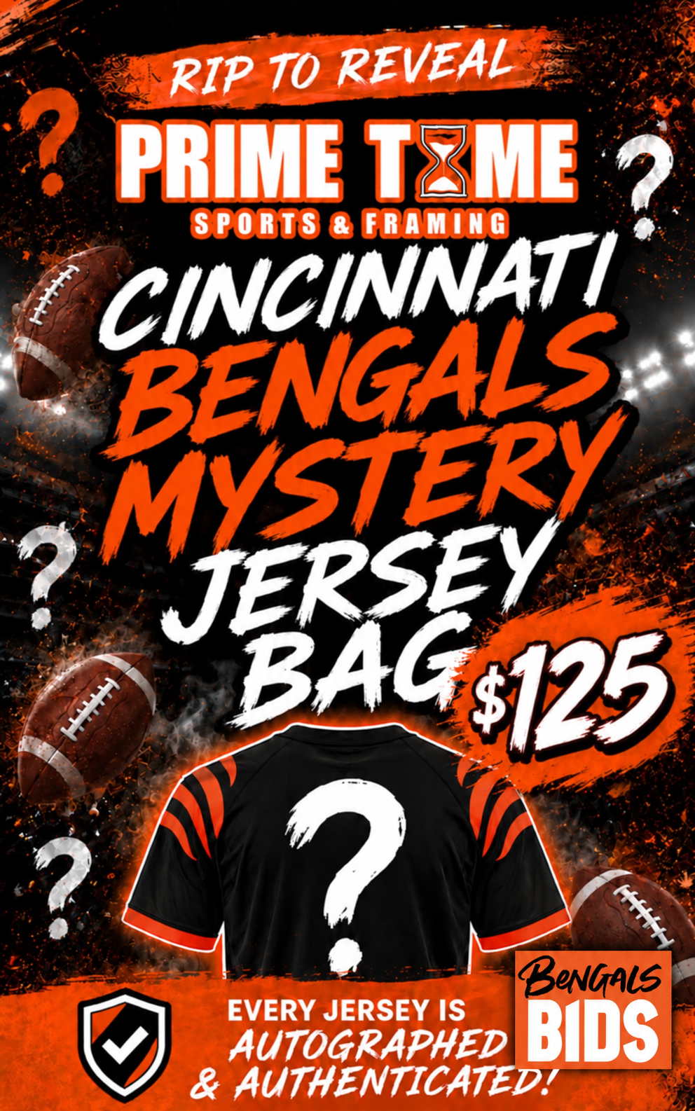 Cincinnati Bengals Signed Mystery Jersey