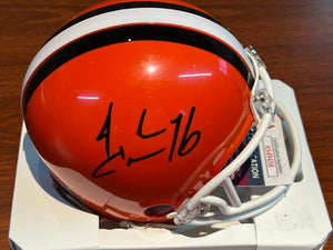 Cleveland Browns Josh Cribbs Signed Mini Helmet JSA COA