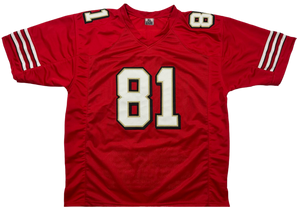 Terrell Owens “T.O.” San Francisco 49ers Unsigned Custom Stat Jersey