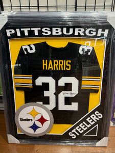 Pittsburgh Steelers Franco Harris Signed Autographed Custom Jersey Custom Framed COA